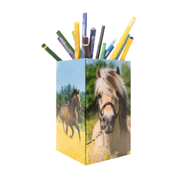 Stiftehalter Pferdemotiv