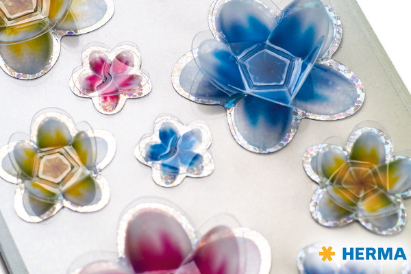 Blumen Sticker & Aufkleber 3D