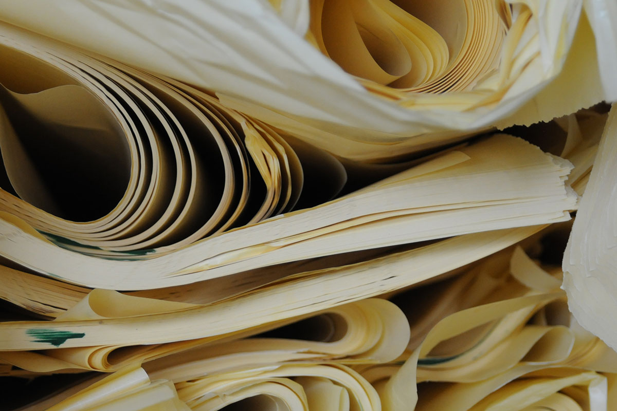 Altpapier Rollen