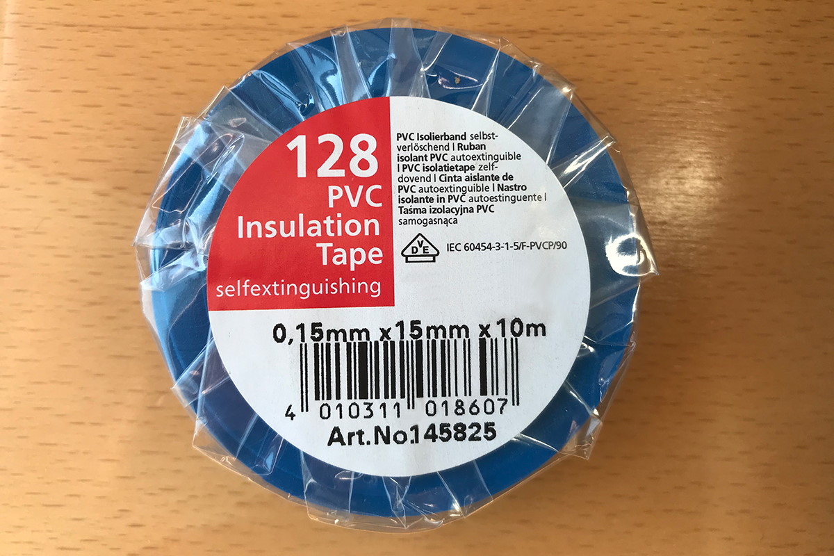 Two-in-one Produktetikett und Verschlussetiketten, Digitaldrucketiketten auf Isolierband-Verpackung