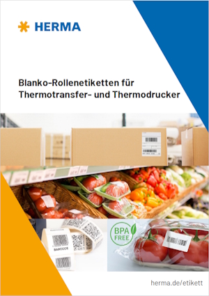 Prospekt-Download: Titelseite Prospekt Rollenetiketten, deutsch