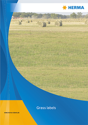 Prospekt-Download: Titelseite Prospekt Grasetiketten, deutsch