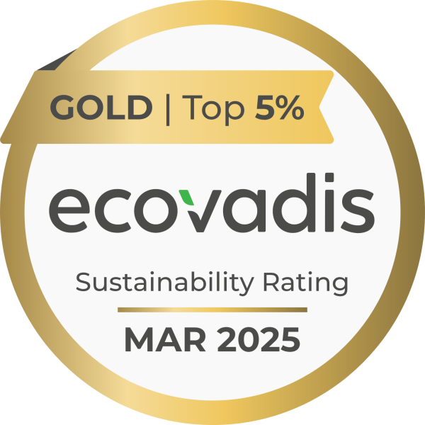 HERMA wurde von EcoVadis mit einer Goldmedaille für die Leistungen im Bereich der gesellschaftlichen Unternehmensverantwortung (CSR - Corporate Social Responsability) ausgezeichnet.