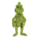 Grüner, plüschiger Grinch mit einem schelmischen Gesichtsausdruck, steht aufrecht mit verschränkten Armen.