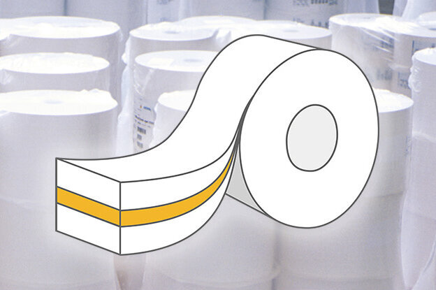 Haftmaterial Rolle Klebstoff