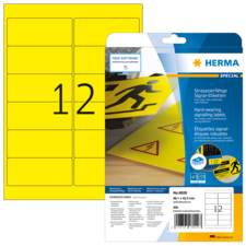 HERMA SPECIAL A4/A3 Folien-Etiketten gelb