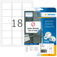 HERMA SPECIAL A4 ablösbare Etiketten