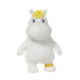 Plüschfigur eines Mumin mit gelber Mähne, steht aufrecht und hat große, runde Augen.