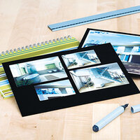 Anwendungsbild Laseretiketten auf Fotocollage