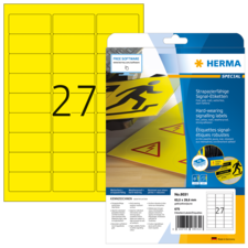HERMA SPECIAL A4/A3 Folien-Etiketten gelb