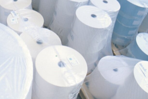 Haftmaterial Rollen von oben