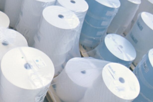 Haftmaterial Rollen von oben