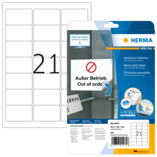 HERMA SPECIAL A4 ablösbare Etiketten
