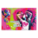 Zwei stilisierte Frauen mit Kopfhörern, die Musik genießen, umgeben von bunten, grafischen Elementen und dem Text "GROOVING TO MY OWN BEAT".