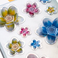 Sticker Blumen Kachel