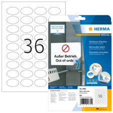 HERMA SPECIAL A4 ablösbare Etiketten