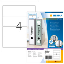 HERMA SPECIAL A4 Ordneretiketten