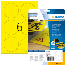 HERMA SPECIAL A4/A3 Folien-Etiketten gelb