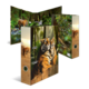 Ordner mit Tiger-Motiven, darunter ein Paar Tiger und ein Jungtier in einer Dschungelumgebung.