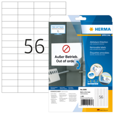HERMA SPECIAL A4 ablösbare Etiketten
