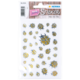 Aufkleberbogen mit verschiedenen Marienkäfern in gelb und schwarz auf weißem Hintergrund. Verpackt unter der Marke HERMA.