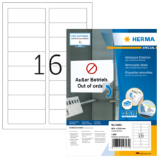 HERMA SPECIAL A4 ablösbare Etiketten
