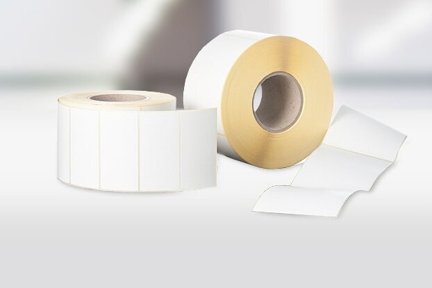 Blankoetiketten: Mehrere HERMA Rollenetiketten, Querformat