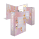 Ein Hochzeitsplaner in sanften Rosa- und Goldtönen, mit dem Titel „Traum Hochzeit“ auf der Vorderseite.
