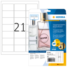 HERMA SPECIAL A4 Folien-Etiketten transparent glasklar