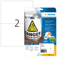 HERMA SPECIAL A4 Outdoor Folien-Etiketten