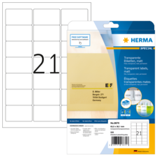 HERMA SPECIAL A4 Folien-Etiketten transparent matt