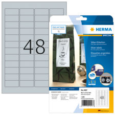 HERMA SPECIAL A4 Folien-Etiketten silber