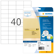 HERMA SPECIAL A4 Folien-Etiketten transparent matt