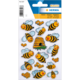 Bunte Aufkleber von Bienen und einem Bienenstock, mit 3D-Flügeln und verschiedenen Designs. Ideal für Bastelprojekte.