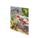 Eine Collage mit verschiedenen Vögeln, darunter Eulen, ein Eisvogel, ein Specht und ein fliegender Vogel, die auf Ästen und in der Natur abgebildet sind.