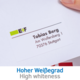 Visitenkarte mit dem Namen Tobias Berg, Adresse Am Wolfersberg 1, 70376 Stuttgart, und dem Hinweis auf hohen Weißgrad.