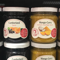 Rollenetiketten im Digitaldruck online bestellen: Glas-Etiketten auf Saucen, Sonderform, im Regal