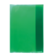 Grünes, transparentes Gel in rechteckiger Form, gleichmäßig und glänzend, auf einem weißen Hintergrund.