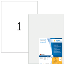 HERMA SPECIAL A4 Folien-Etiketten transparent glasklar