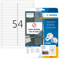 HERMA SPECIAL A4 ablösbare Etiketten