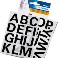 Sticker Buchstaben Zahlen Vorbedruckt