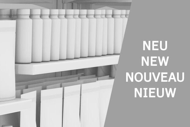 Rollenetiketten im Digitaldruck online bestellen: weiße Produkte ohne Etiketten