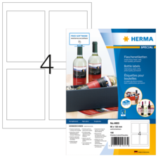 HERMA SPECIAL A4 Flaschenetiketten
