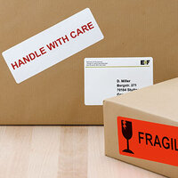 Anwendungsbild Paketaufkleber 