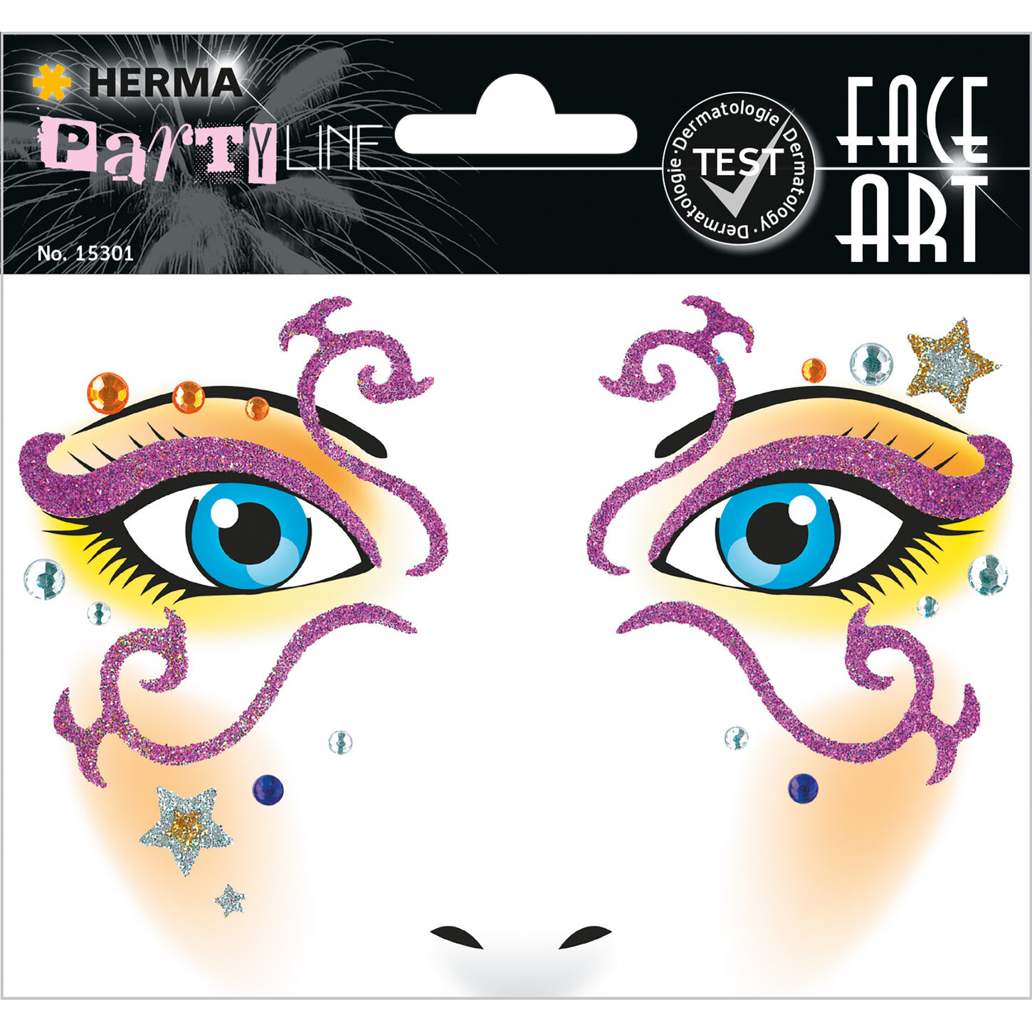 HERMA Face Art Sticker – Gesichter & Leopard- Produktbild-Vorschau 5