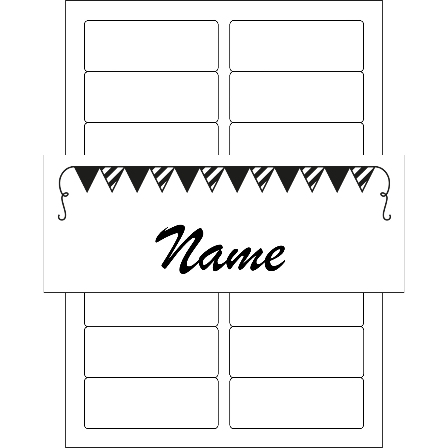 HERMA 6903 Hängeetiketten Mit Faden – 18x28mm, W Produktbild-Vorschau 4